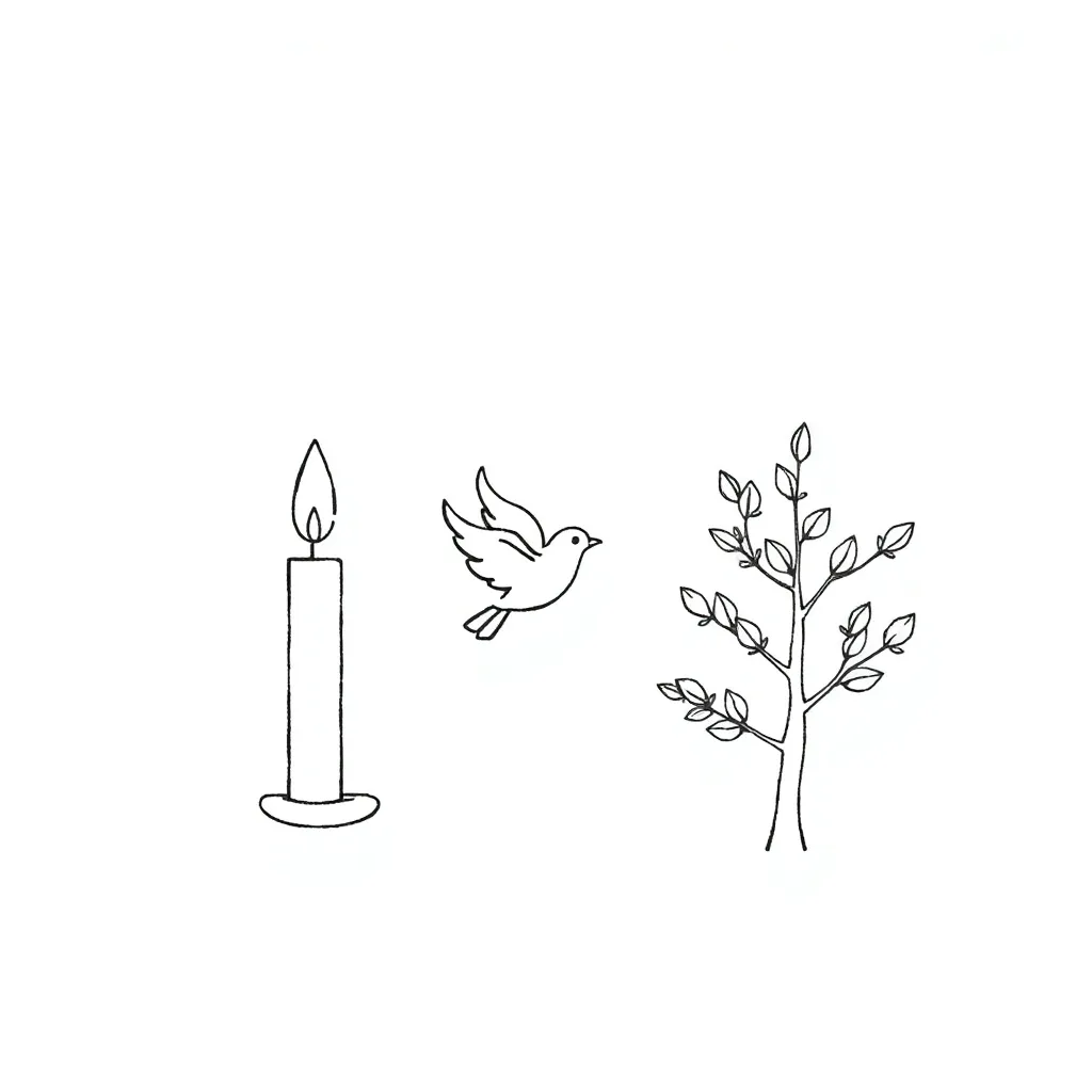 Historical timeline illustration