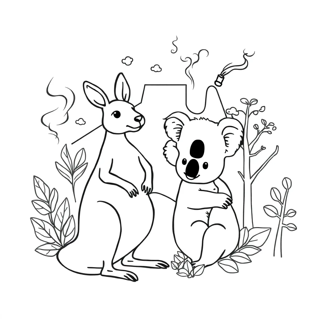 Smoking and vaping health awareness illustration