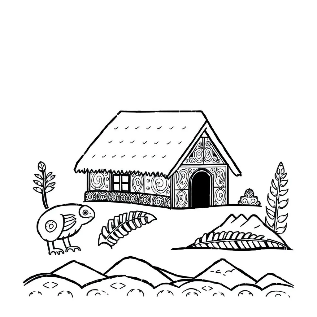 Accounting ledger and calculator illustration