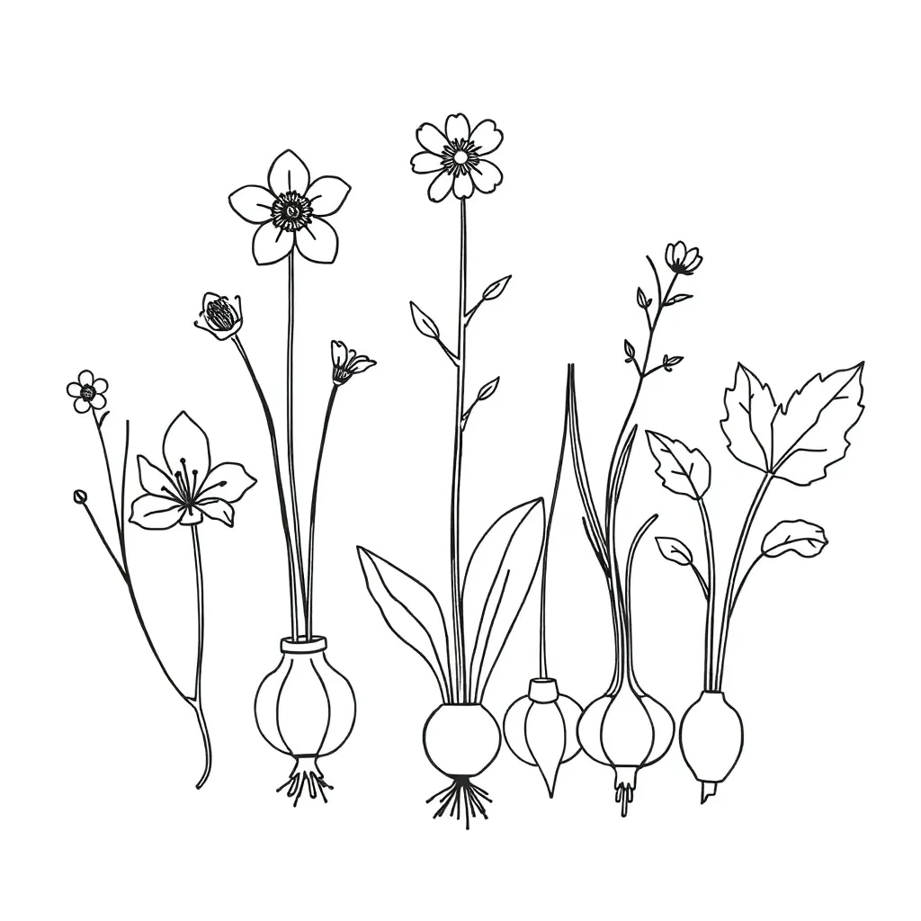 Plants reproducing asexually