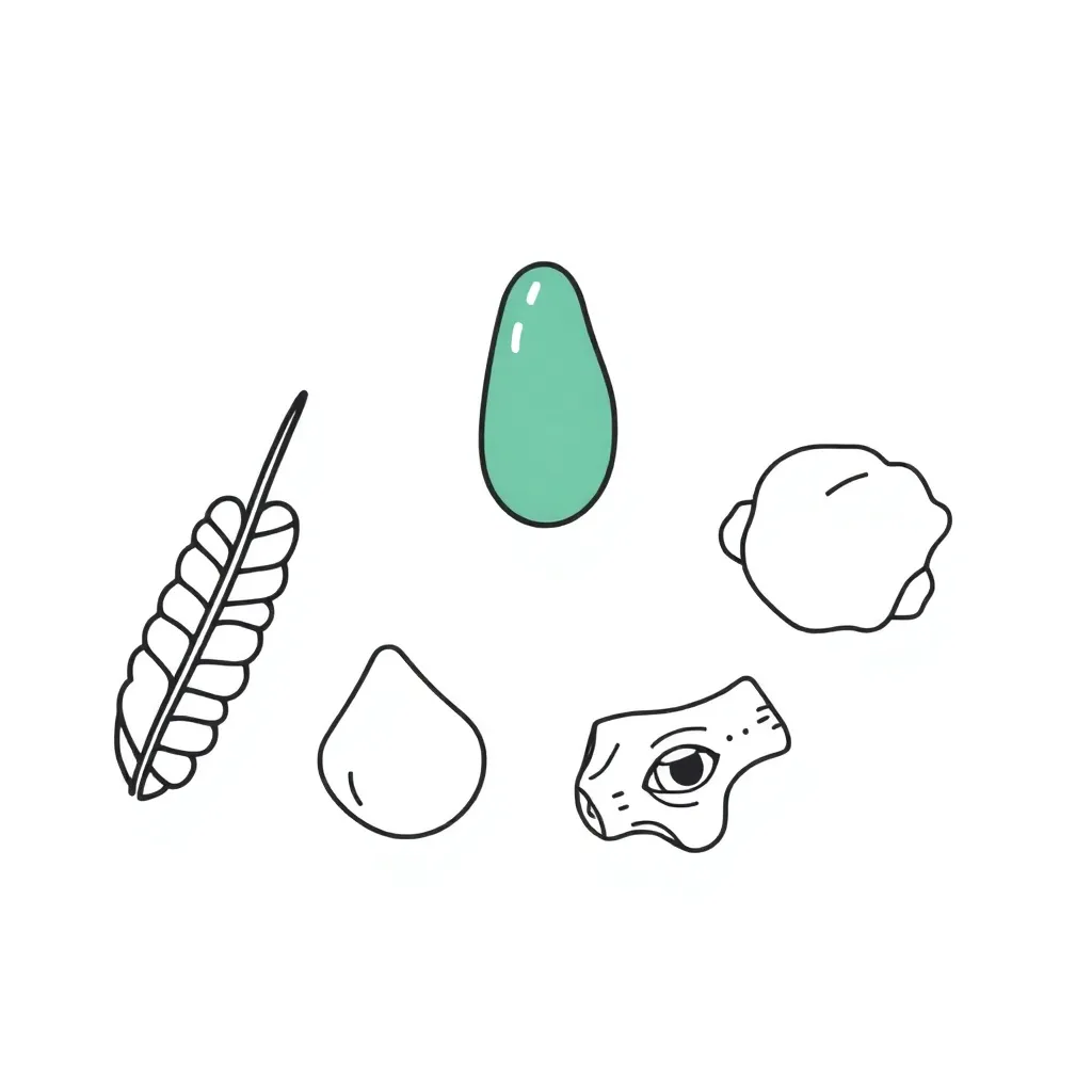 Various materials and testing tools
