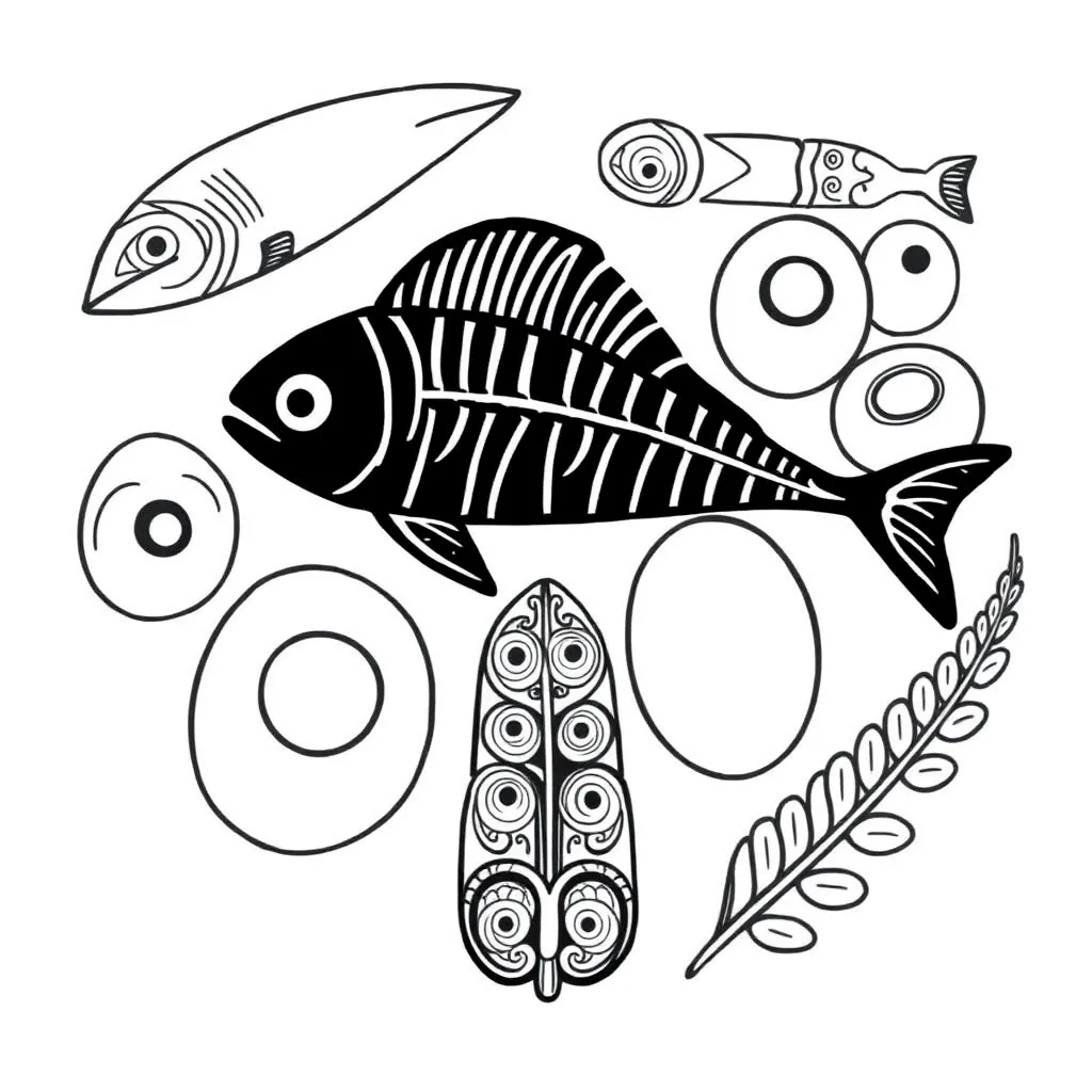 Various protein-rich foods including meat, fish, eggs, and beans