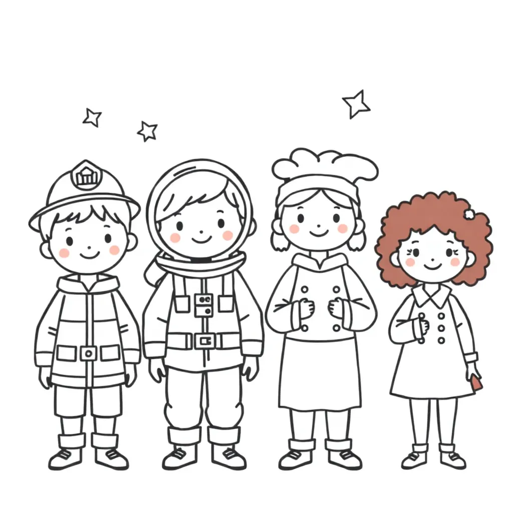 Literary characters illustration