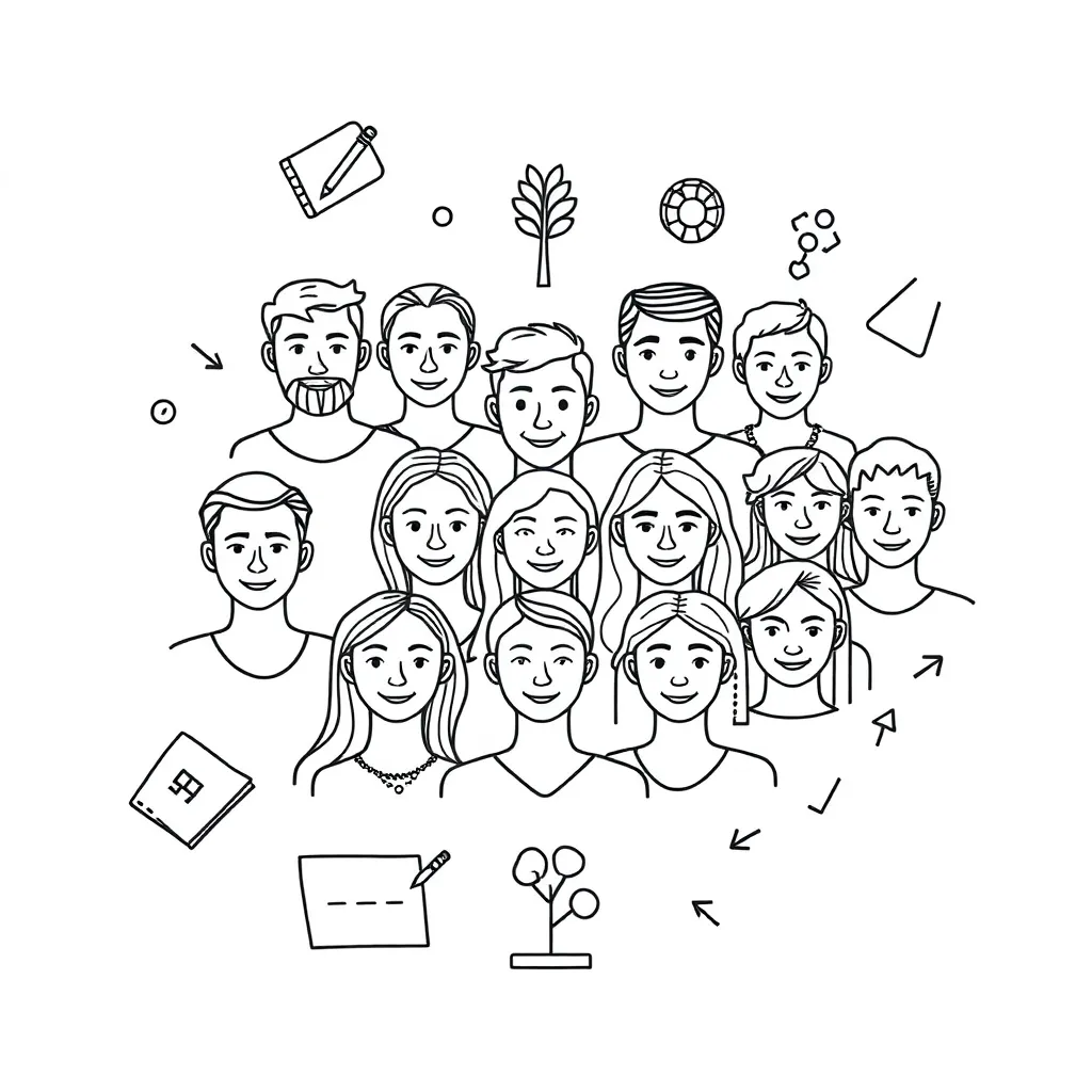Character development illustration