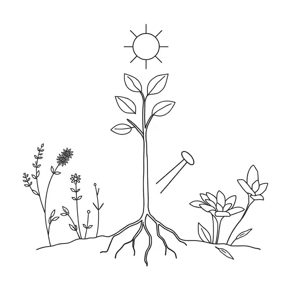 Human life stages illustration