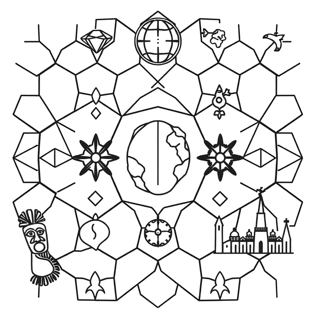 Geometric shapes and patterns