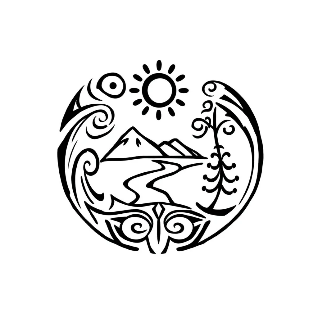 Te Whare Tapa Whā model illustration