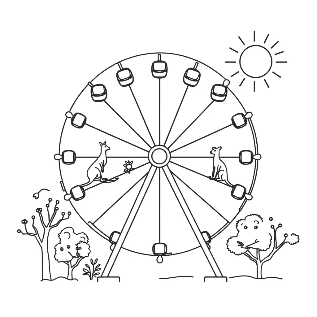 Ferris wheel diagram