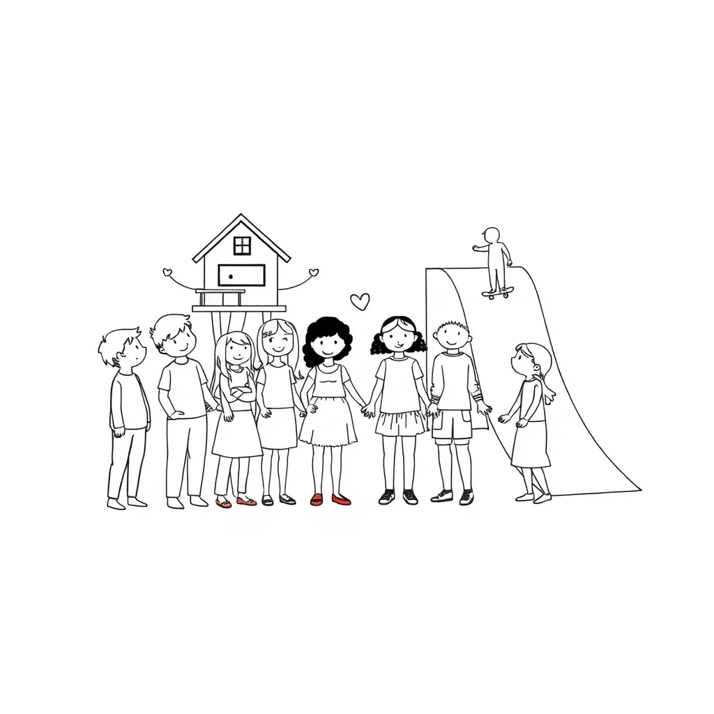 The Outsiders teaching guide illustration