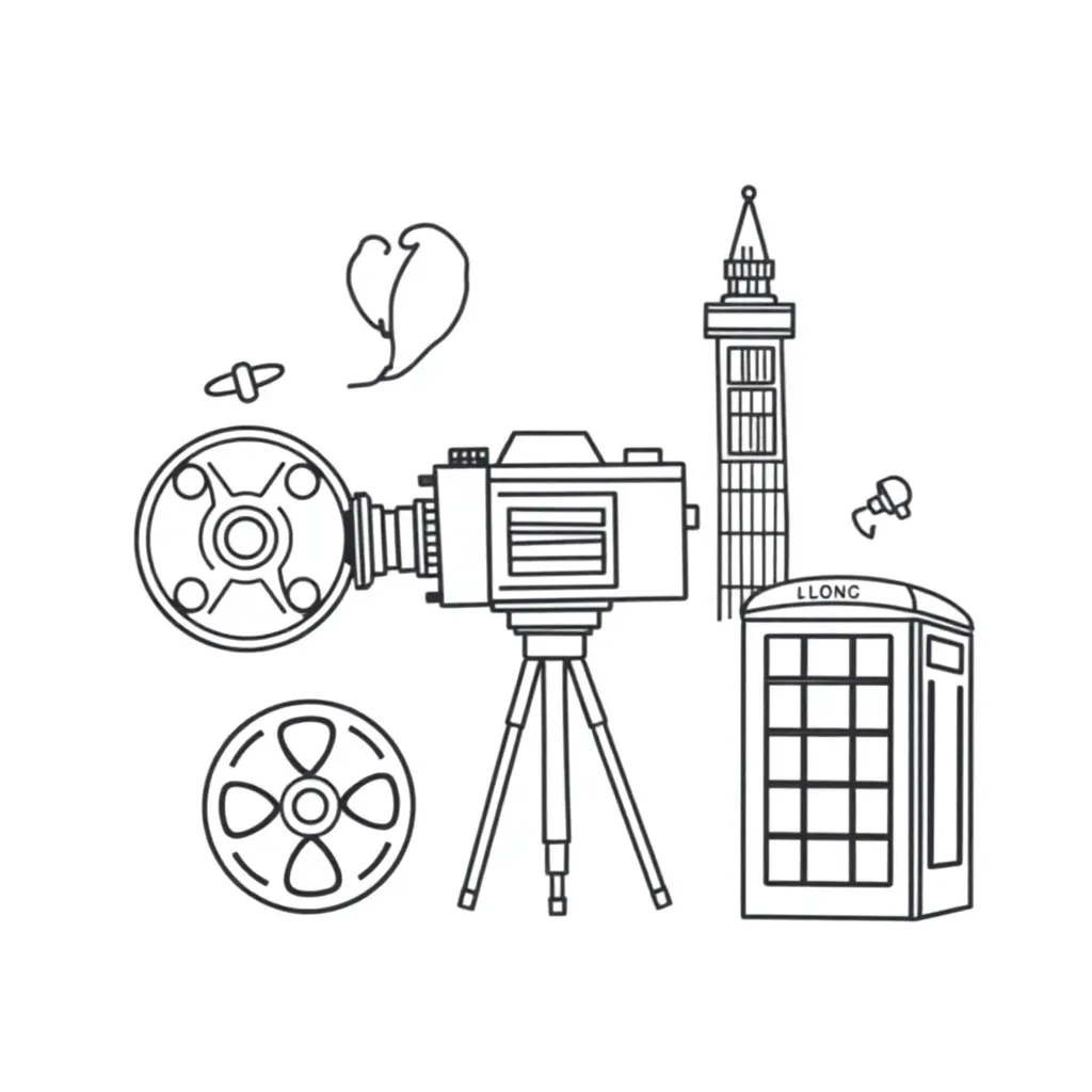 Film reel and historical documents