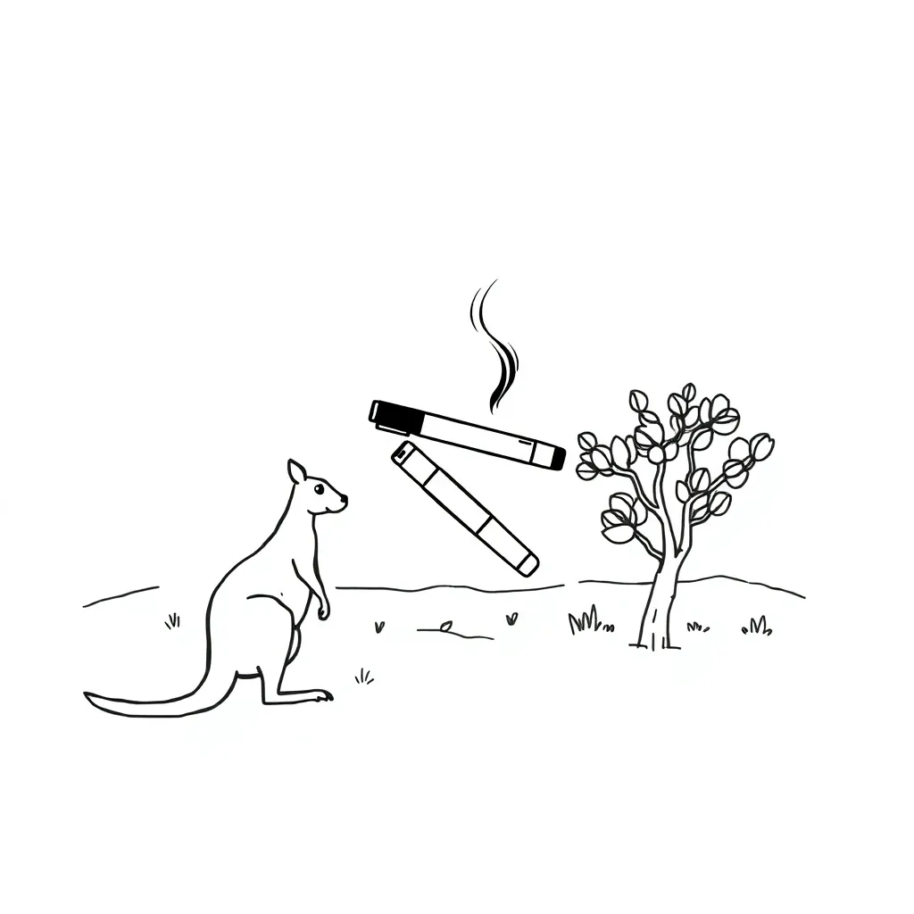 No smoking and vaping symbols