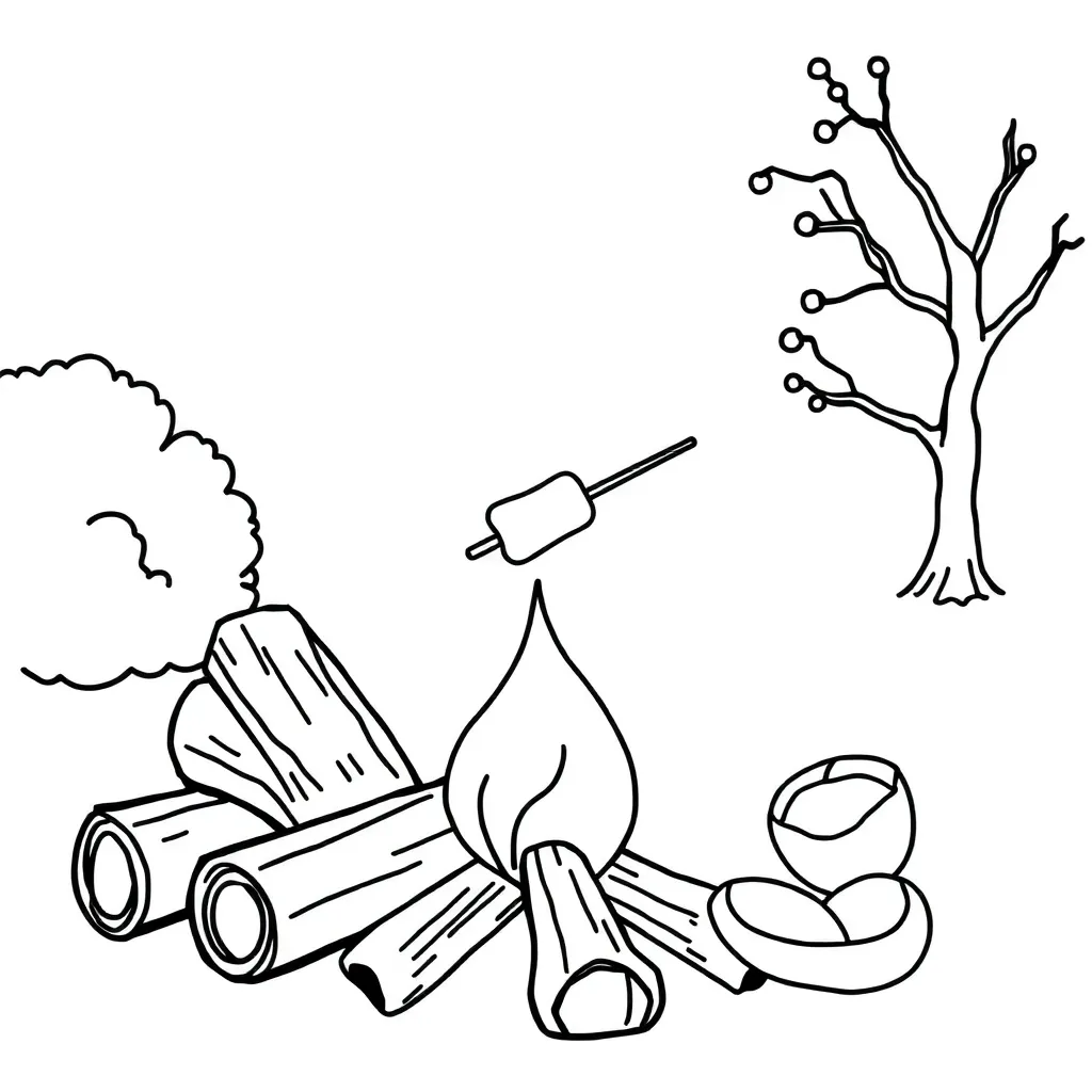 Science experiment illustration