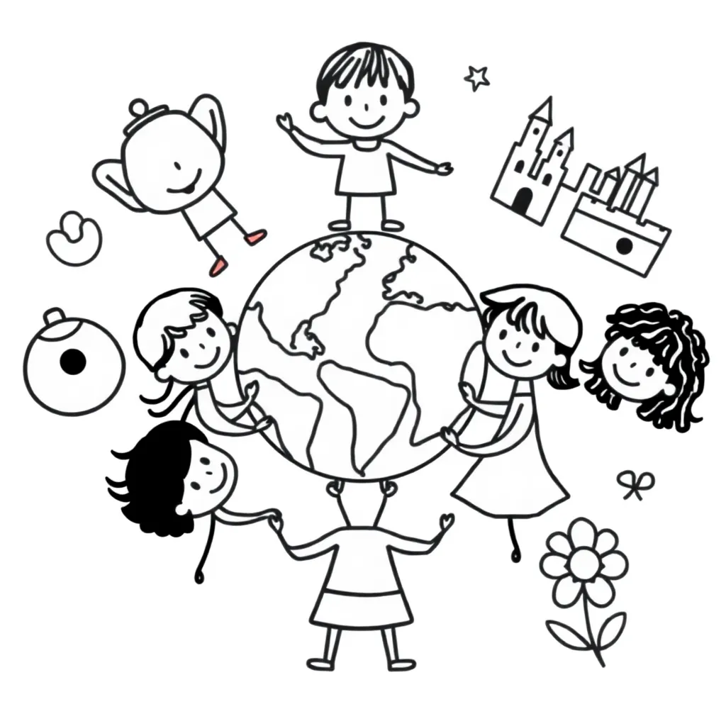Mind map illustration showing identity branches