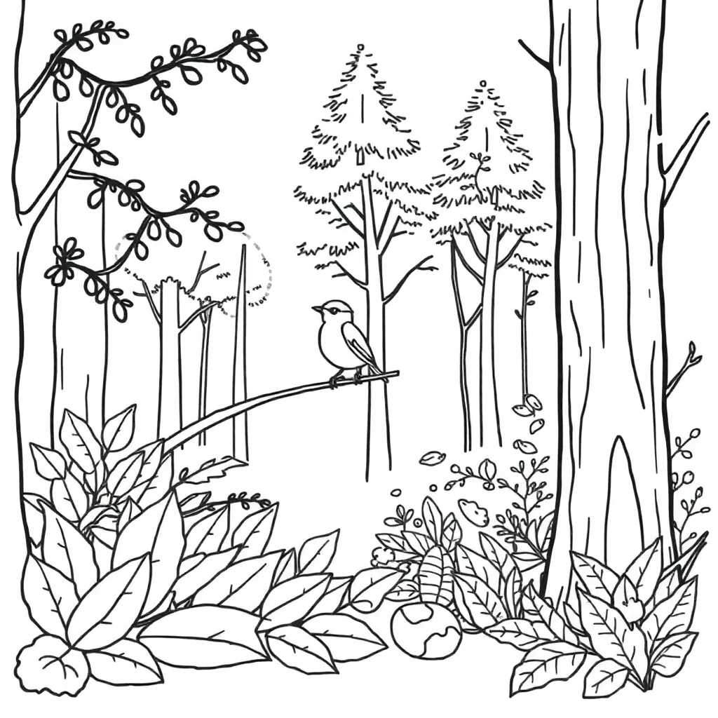 Fantail in native bush