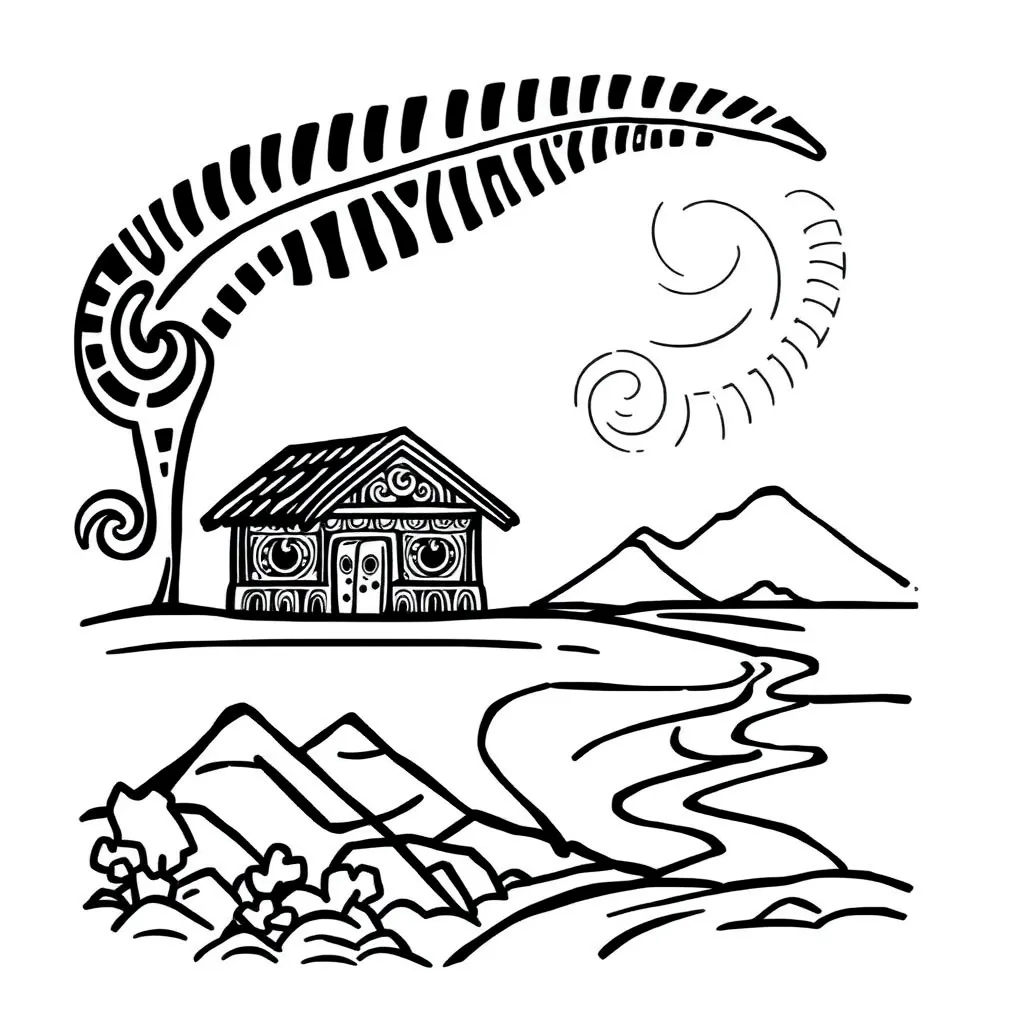 Māori cultural patterns and symbols