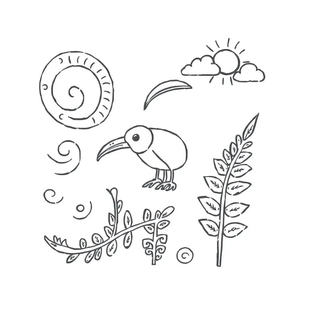 Students sorting ideas illustration