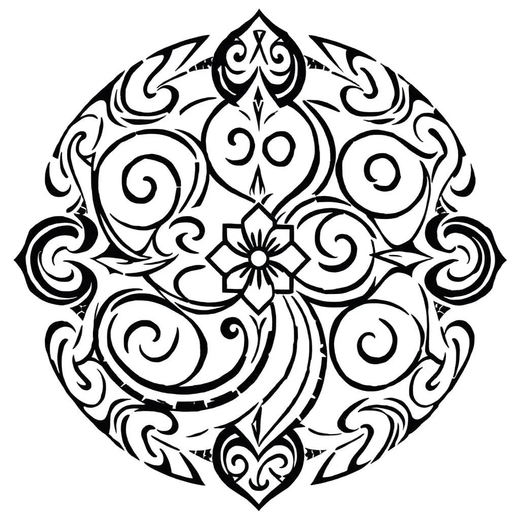 Algebraic patterns illustration