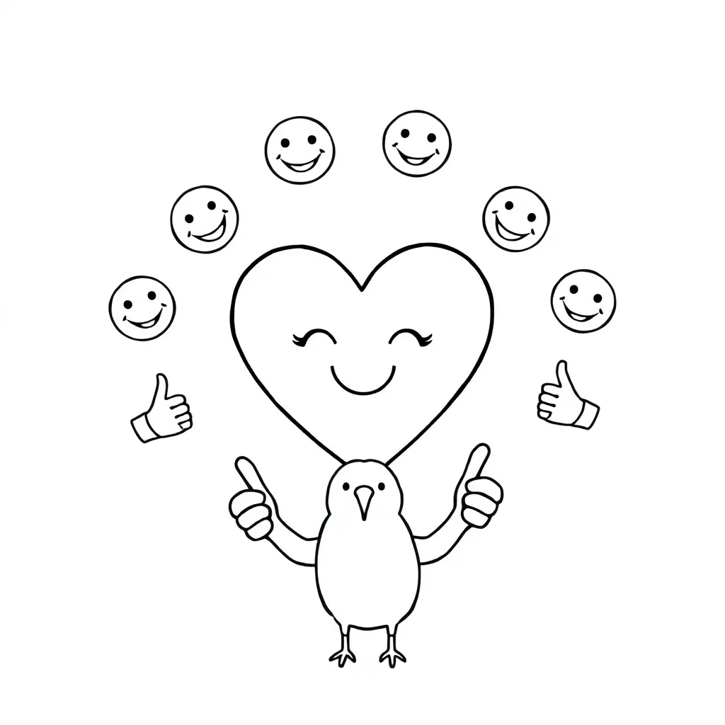 Children expressing feelings kindly