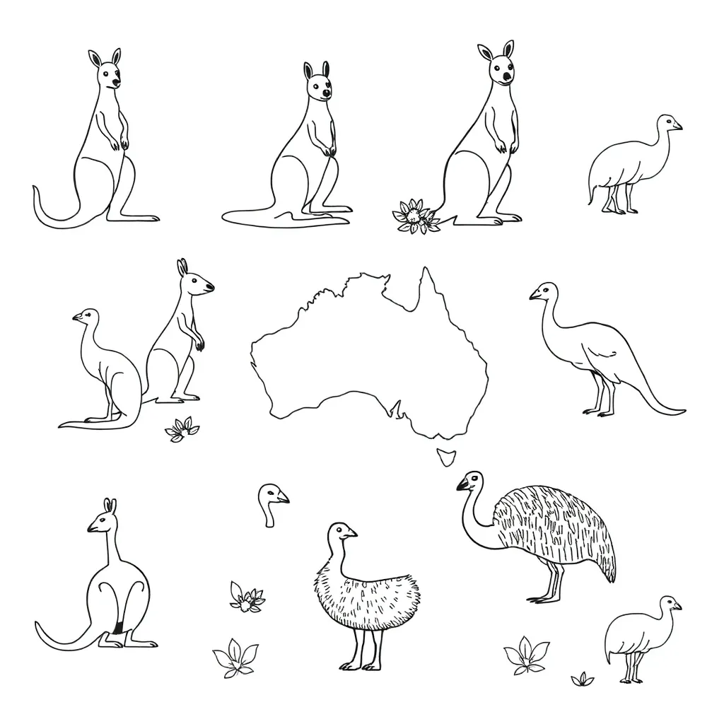 Number patterns illustration