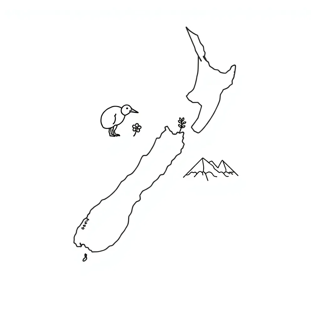 Map showing Auckland to Opotiki route
