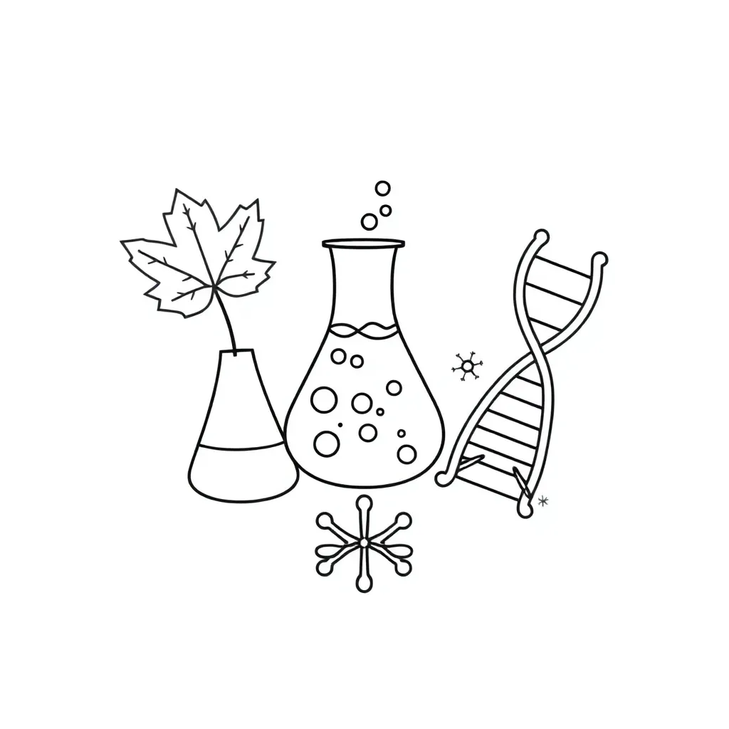 Molecular structure illustration