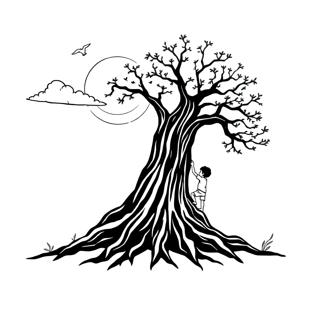 Student showing resilience by getting back up after falling