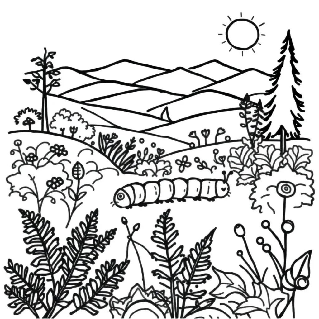 The Very Hungry Caterpillar illustration