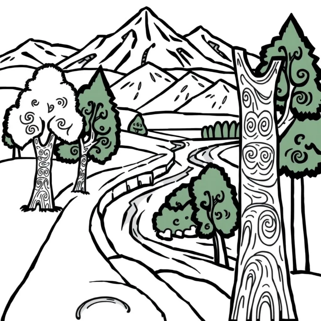 Linear graph illustration
