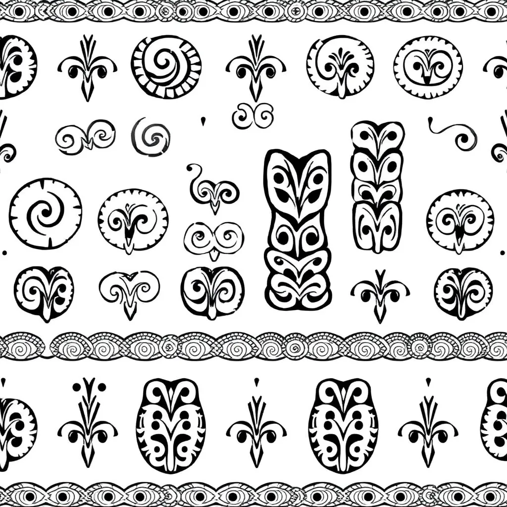 Traditional Tongan patterns and stencils