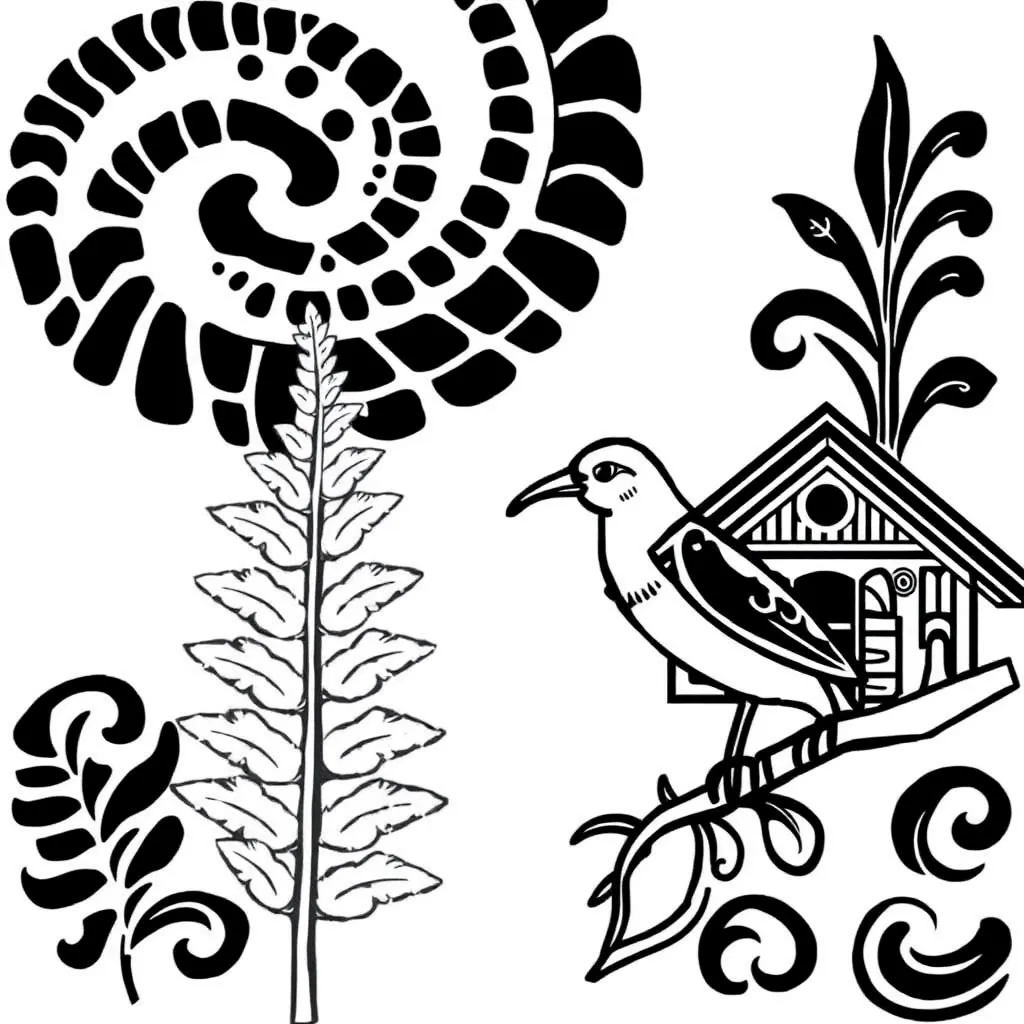 Māori creation story illustration