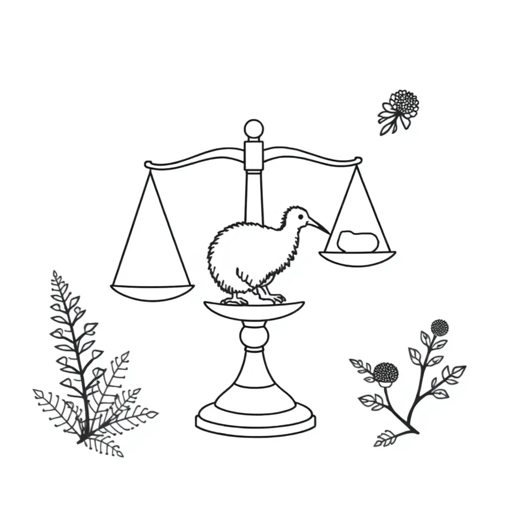 Digital scale with objects