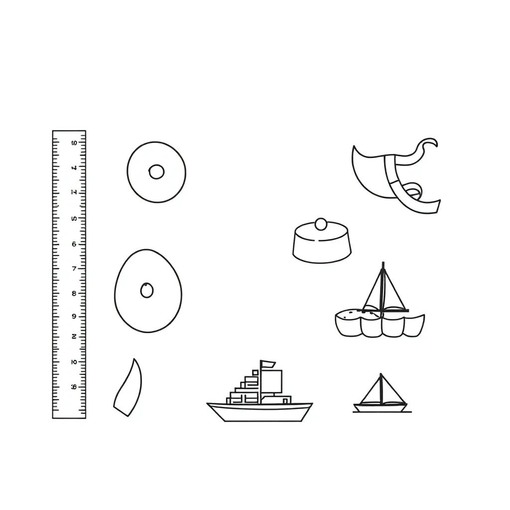 Cooking and building tools illustration