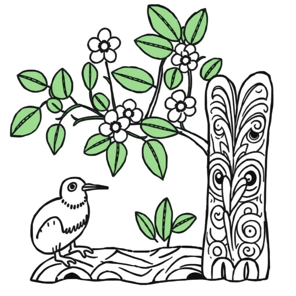 Poetry and rhyming words illustration