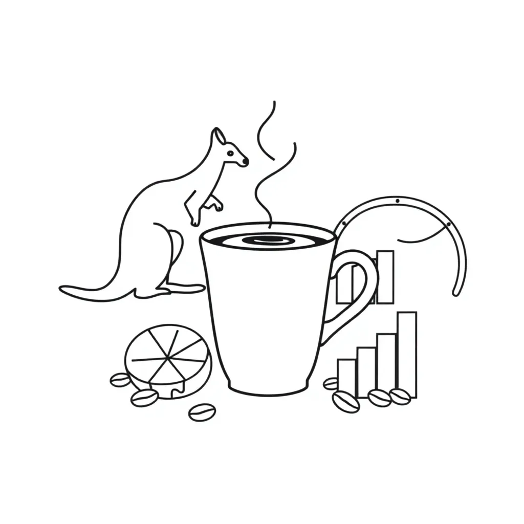Business data analysis illustration