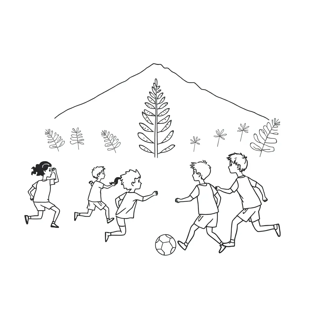 Team sports illustration