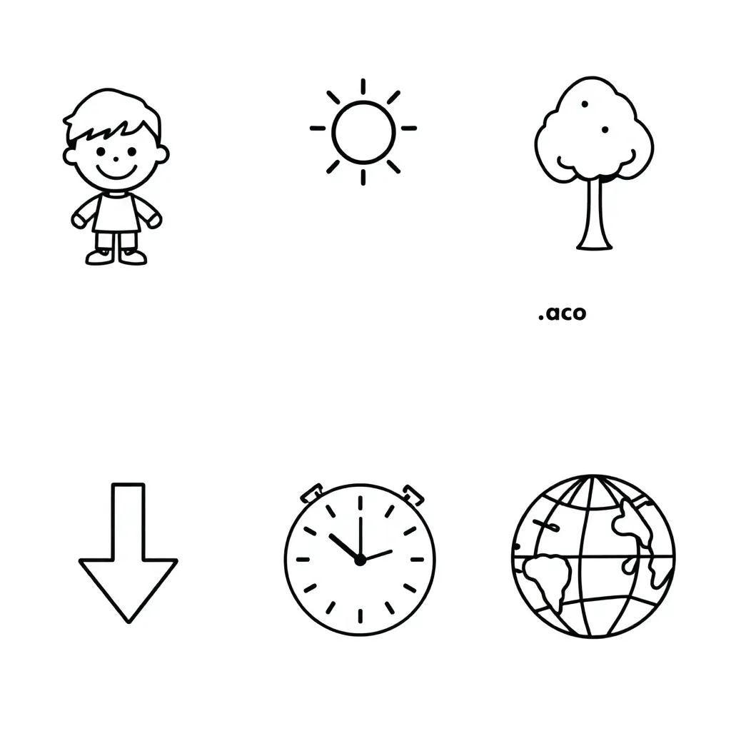 Sight word cards illustration