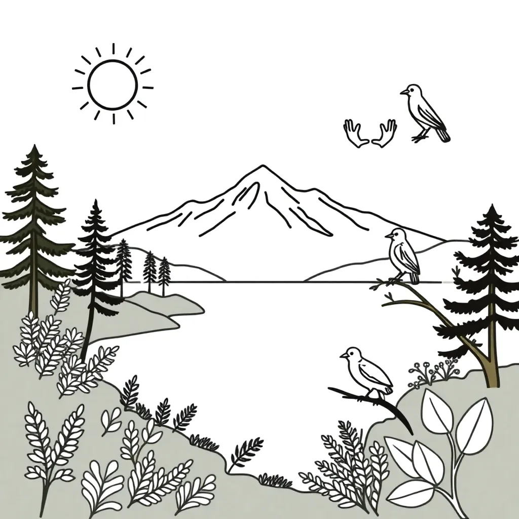 Mental health awareness illustration