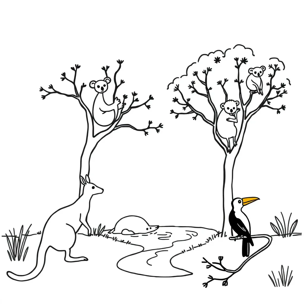 Books and writing illustration