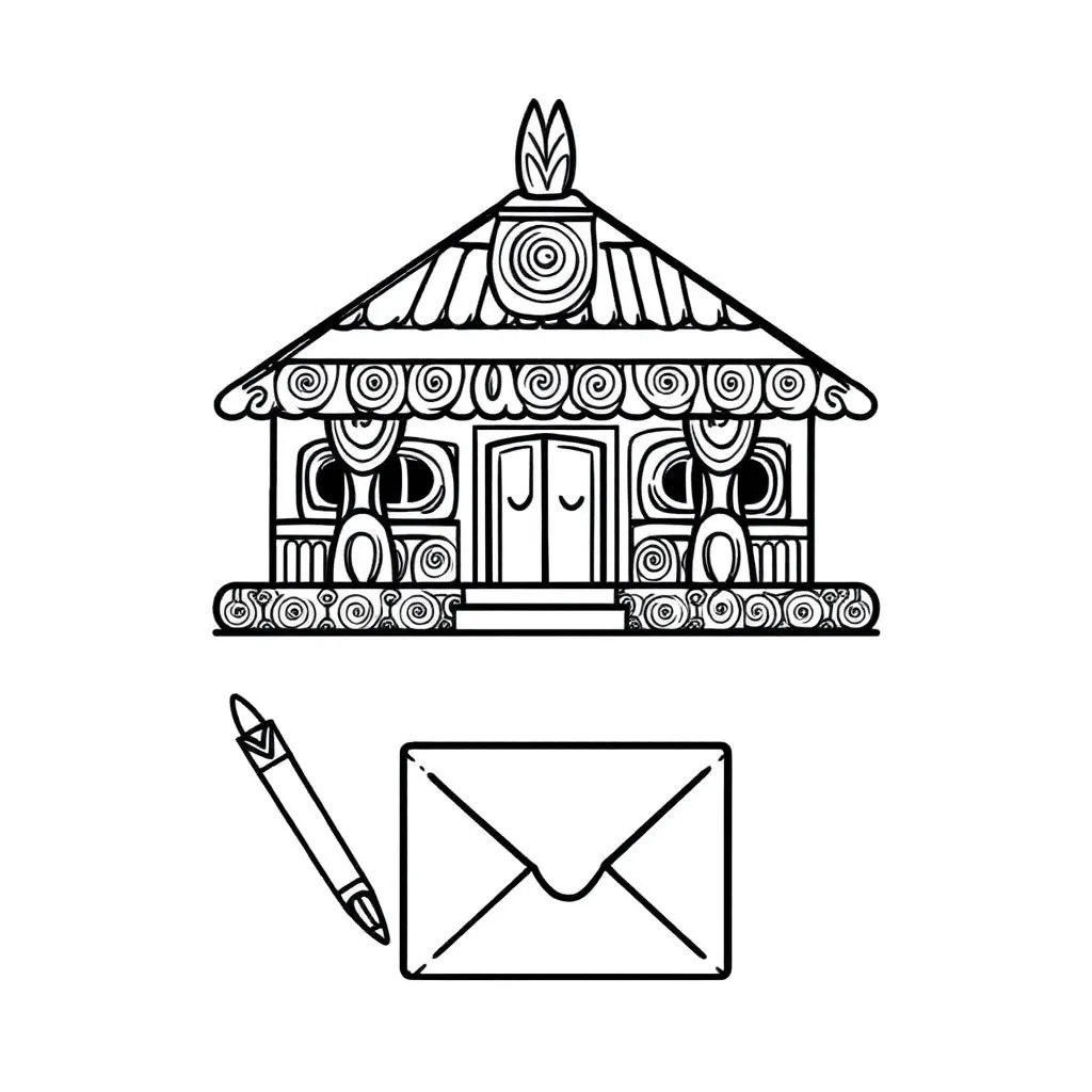 Formal email writing illustration