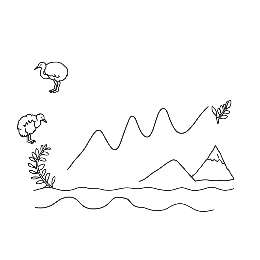 Time series graph illustration