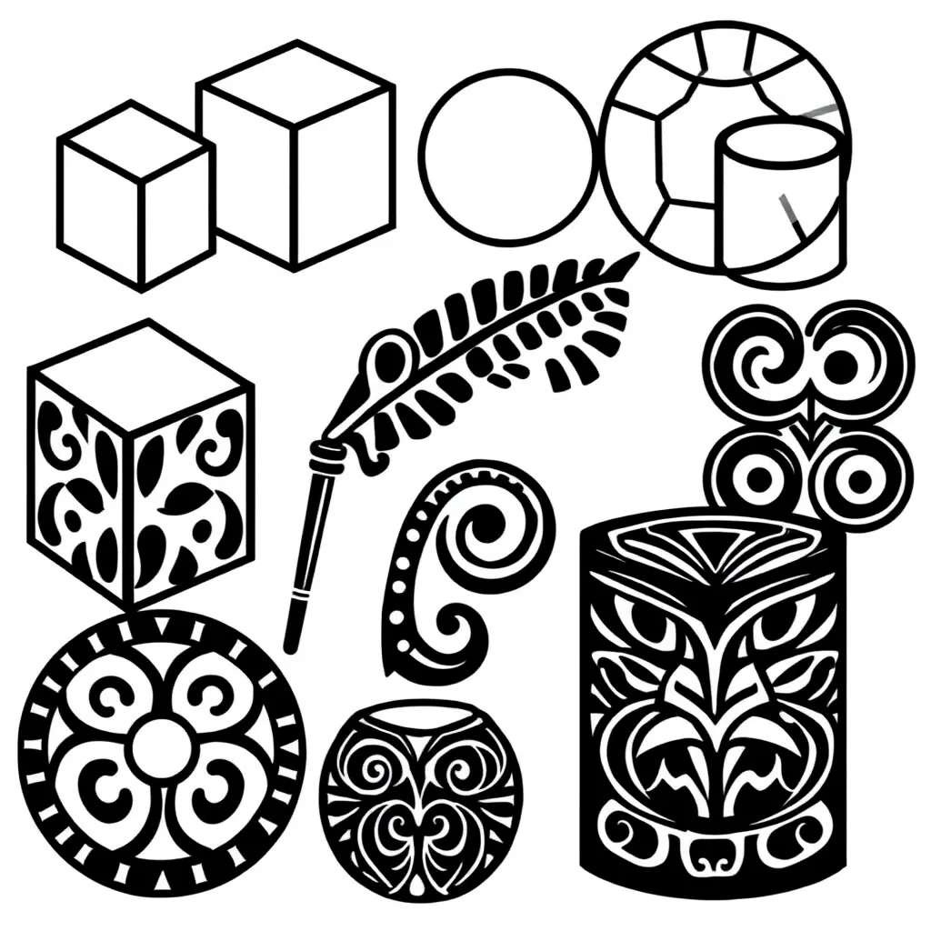 3D shapes and volume illustration