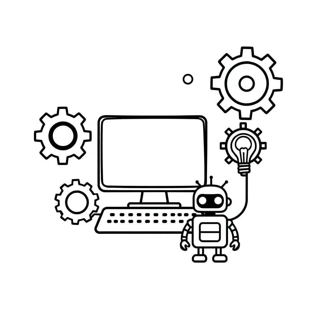 Technology and innovation illustration