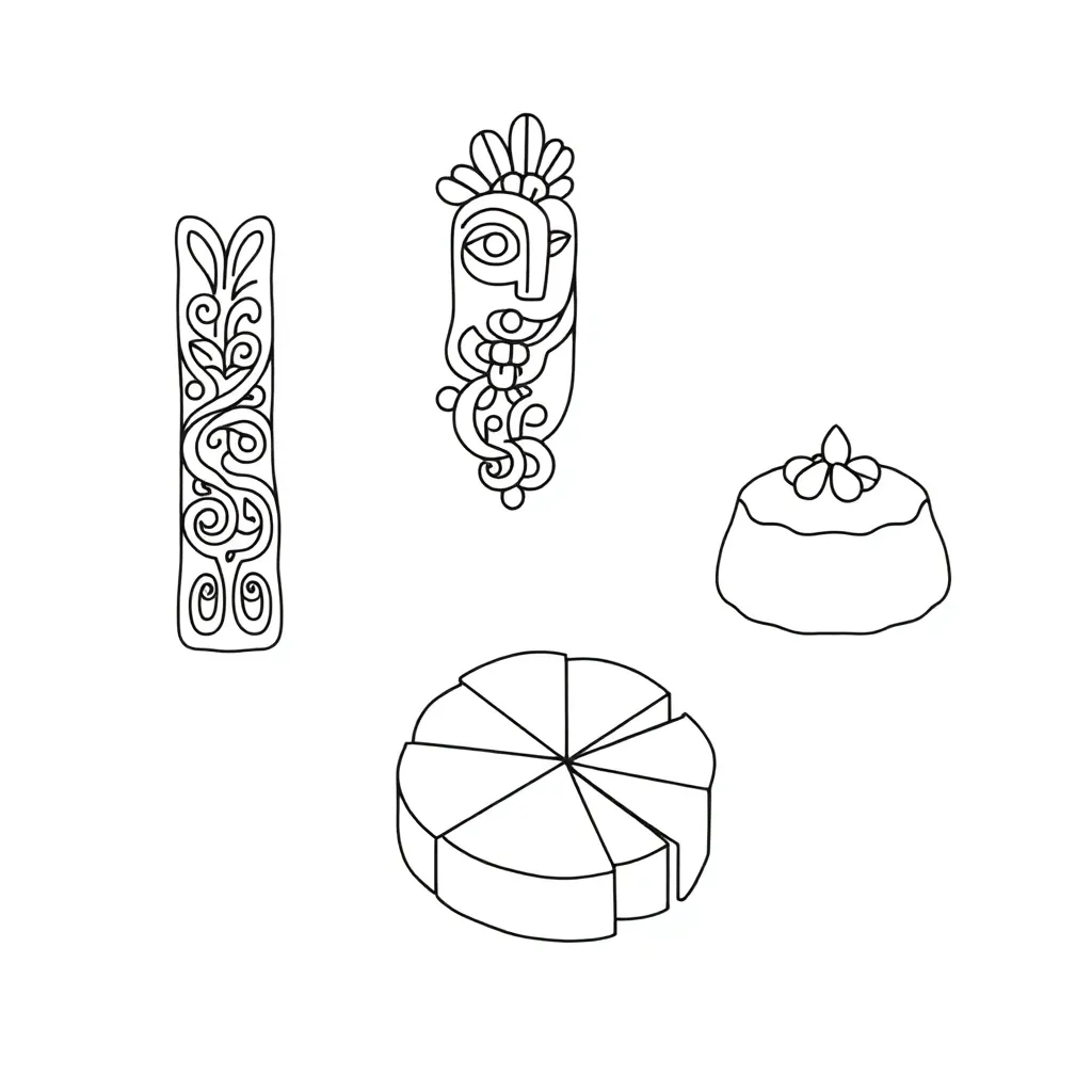 Fractions worksheet illustration