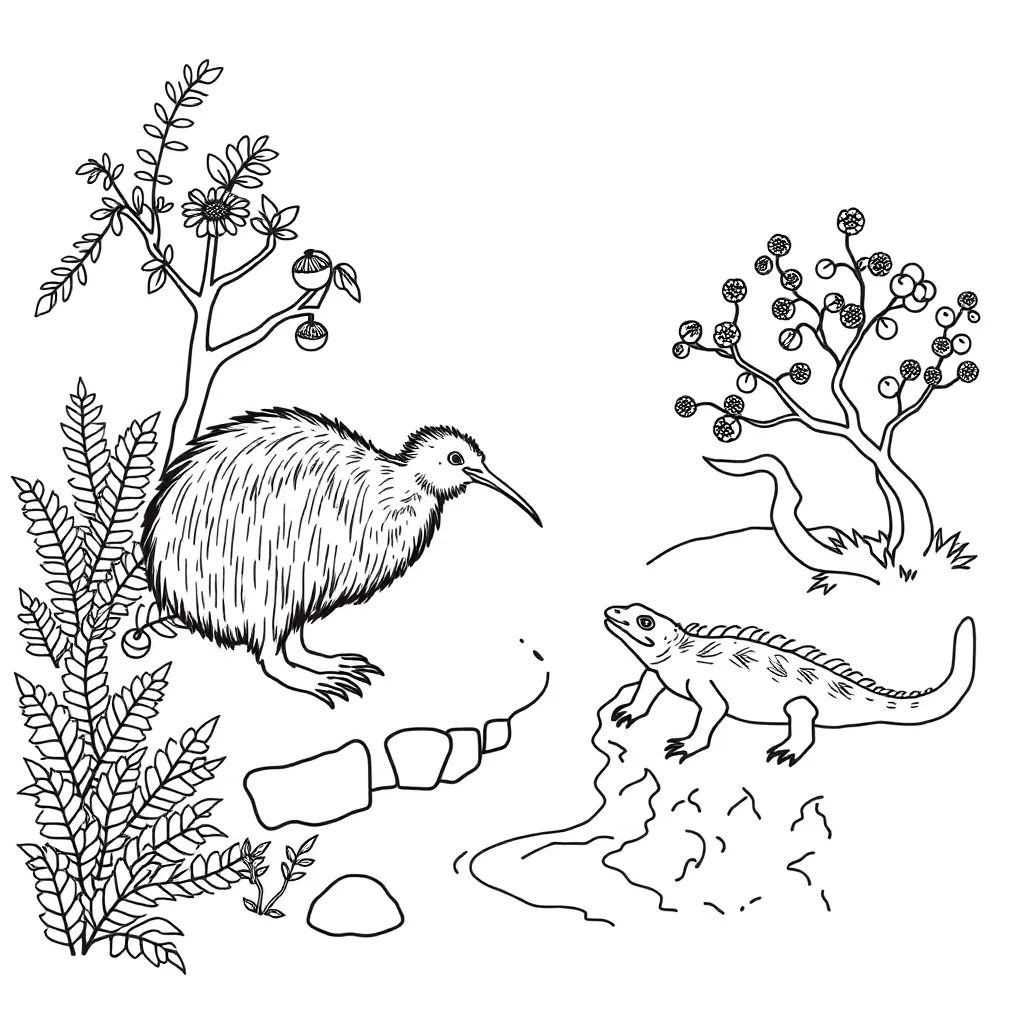 Animals with different adaptations