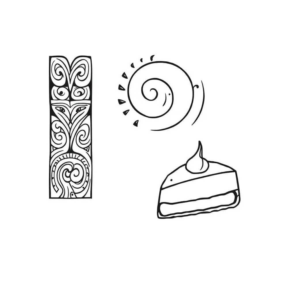 Cake divided into equal parts showing unit fractions