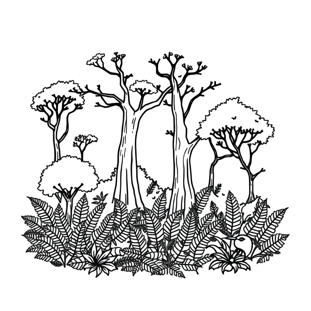 Native tree seedling being planted