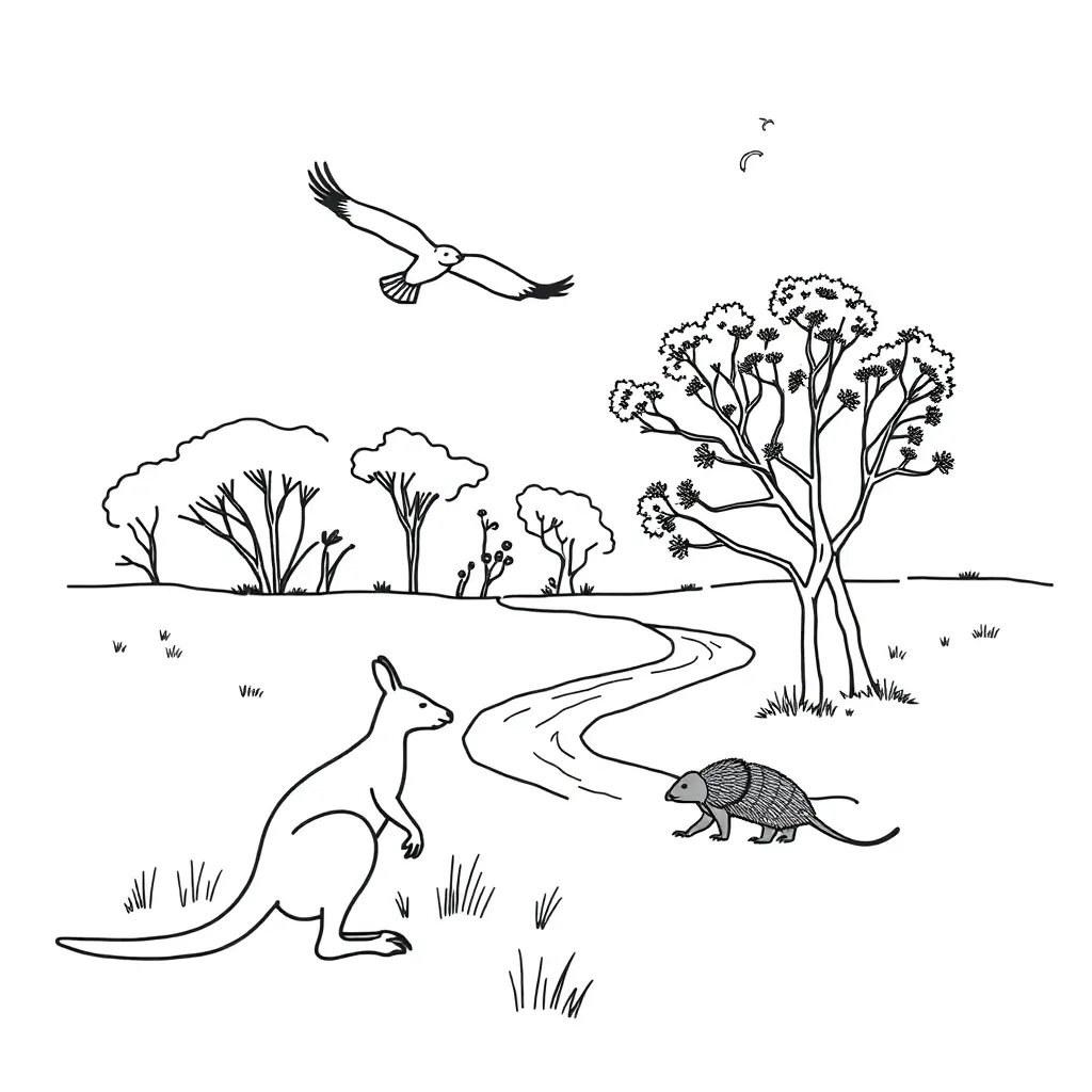 Lion King food chain illustration