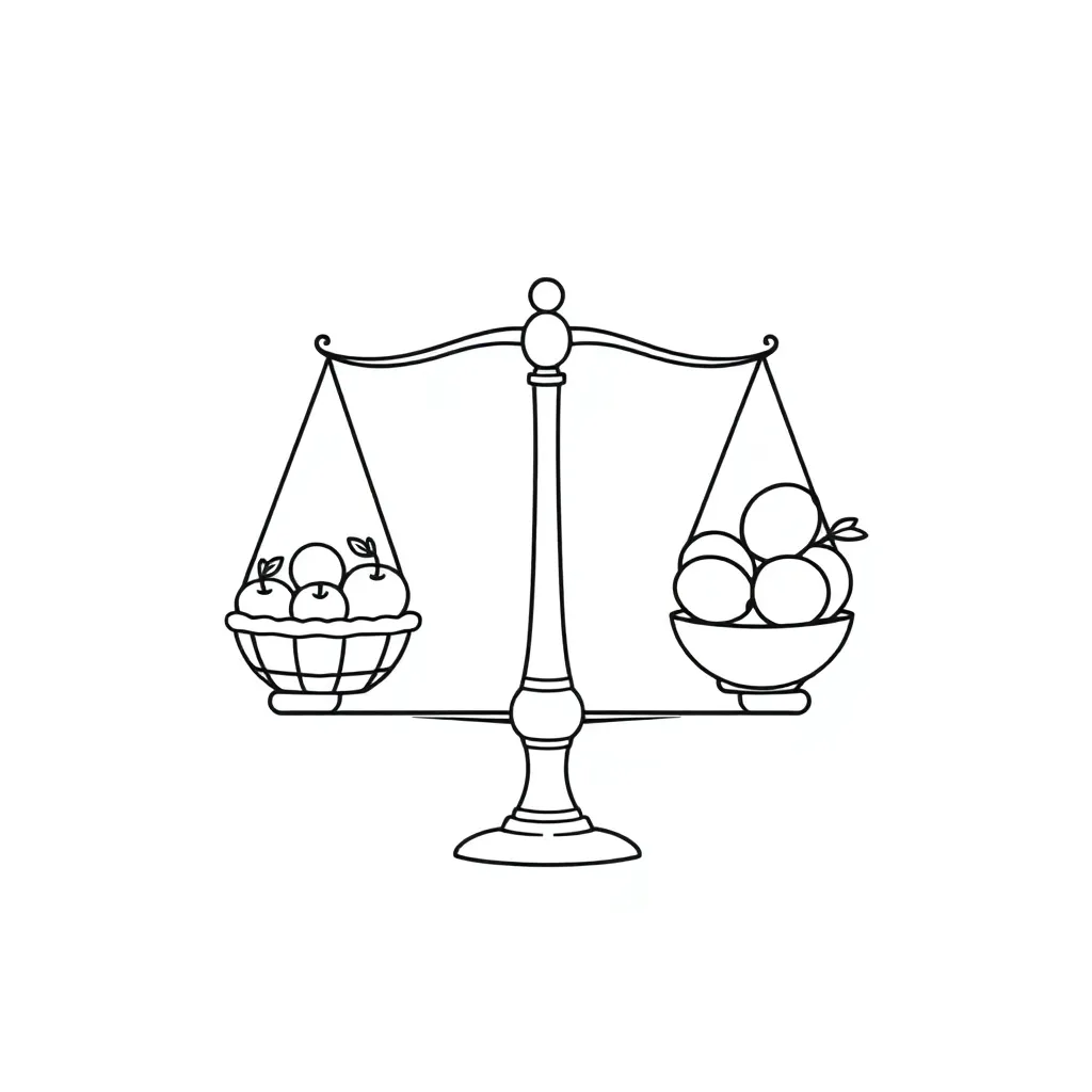 Shopping cart with price tags illustration