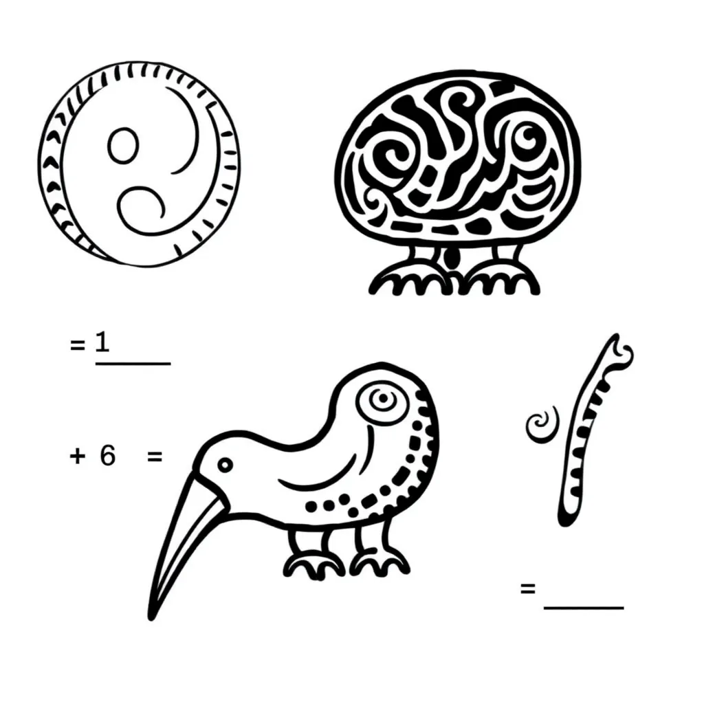 Addition cards and mathematical materials