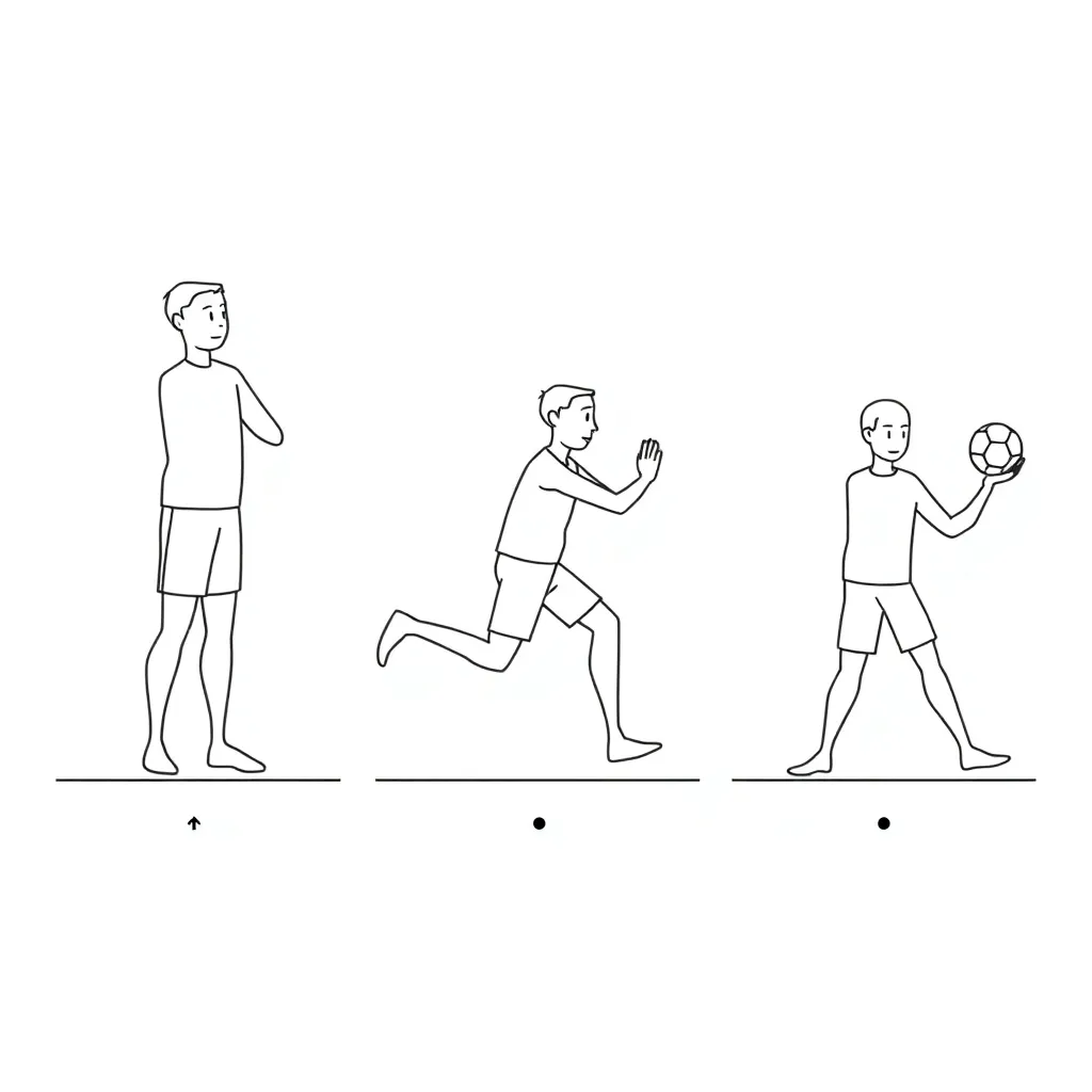 Biomechanics and movement analysis illustration